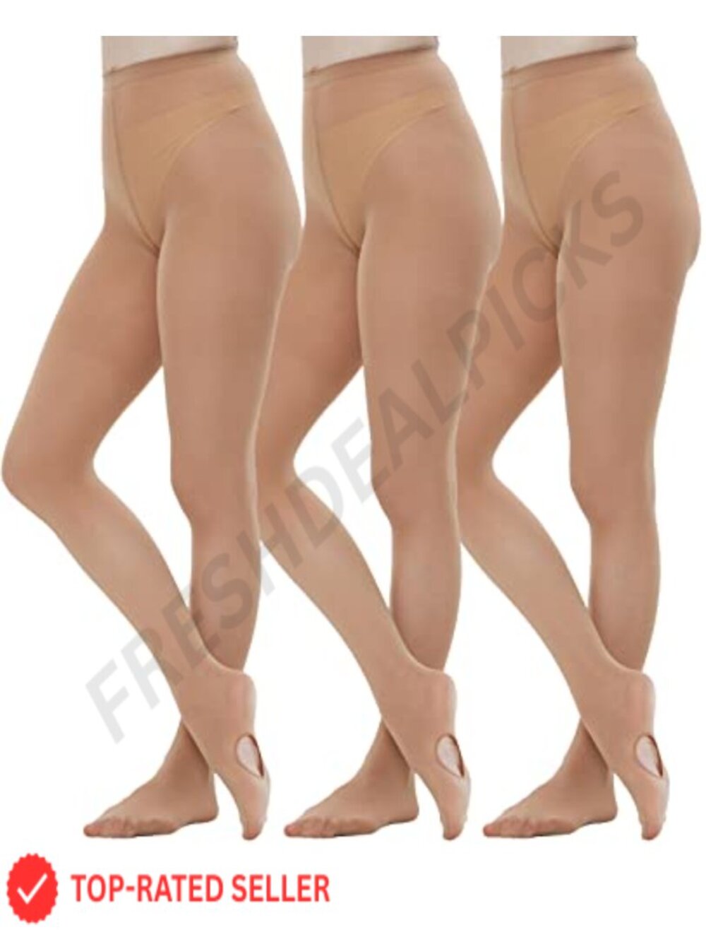 Convertible Dance Tights Ballet Stockings Moisture Wicking High Stretch